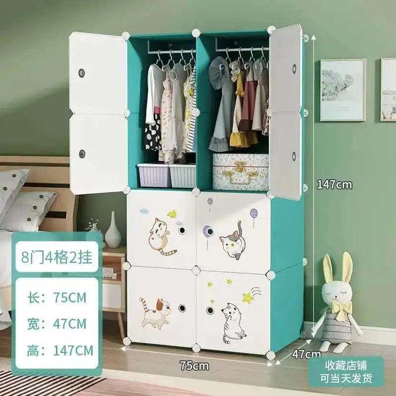 Baby Storage Wardrobe – Montessori Kids Closet Organizer