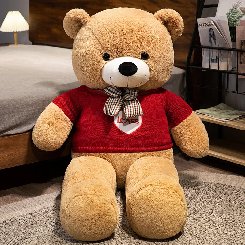 Dressed Bear Plush – Bowknot Soft Toy
