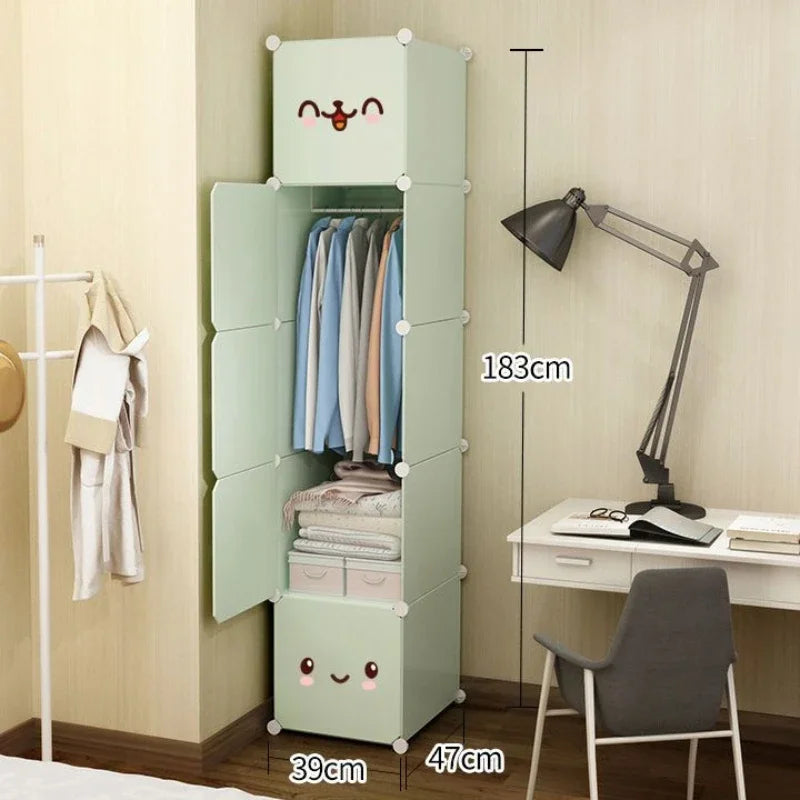 Baby & Kids Wardrobe – Modular Girl Room Organizer