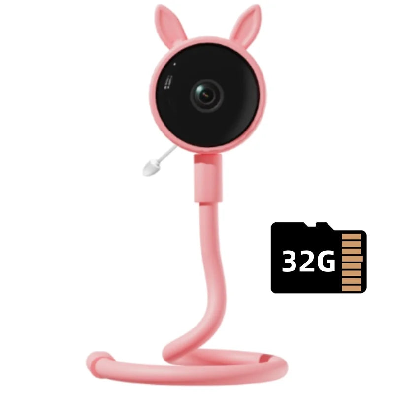 Baby Monitor with Night Vision, Temperature, and Sound Detection