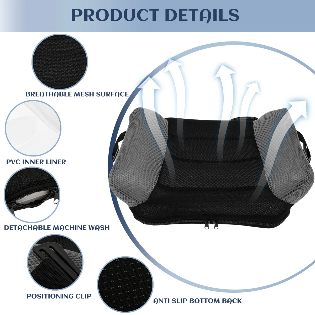 Toddler Car Booster Cushion | Inflatable, Safe & Easy to Carry