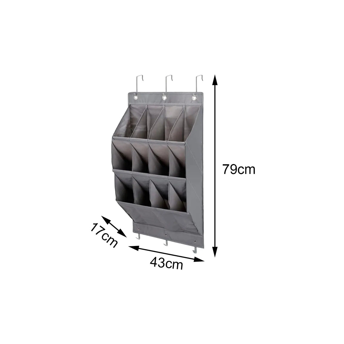 Rangement multifonctionnel pour chaussures et jouets à suspendre à la porte – Idéal pour la maison