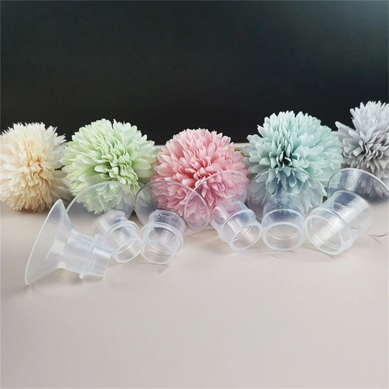Breast Pump Silicone Shields – Narrow Connector Flange Inserts