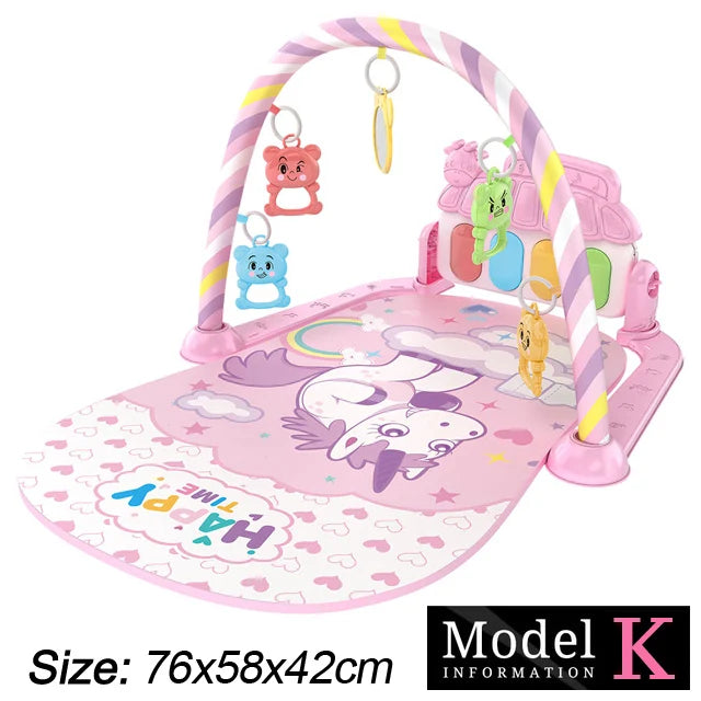 Tapis d'éveil musical avec piano pour bébé de 0 à 36 mois