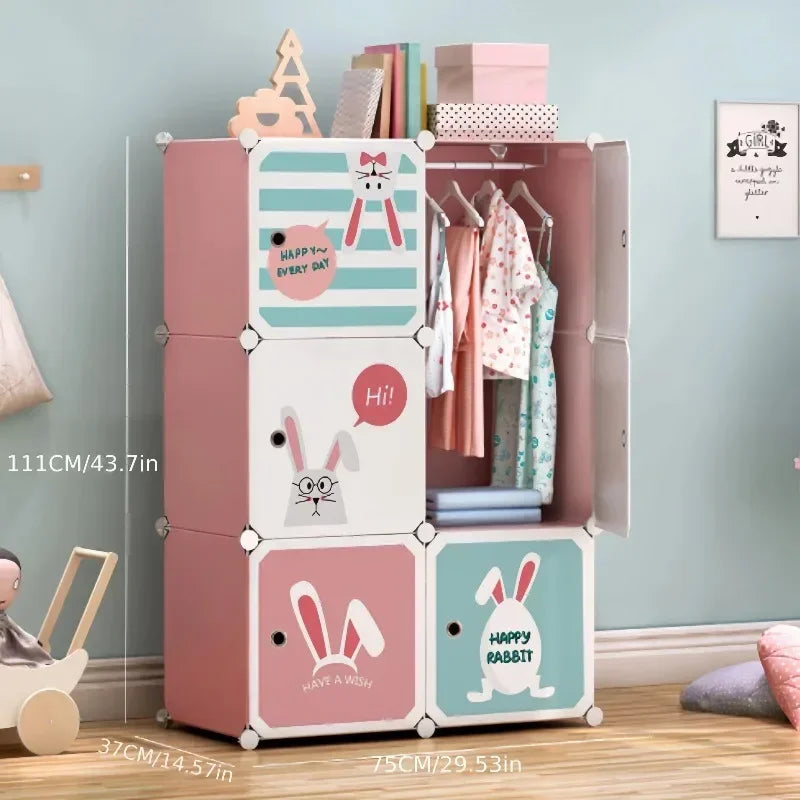Portable Kids Wardrobe – Baby Clothes & Toy Organizer