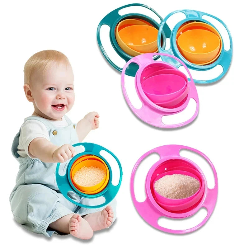 360° Gyro Baby Bowl – Spill-Proof Training Dish