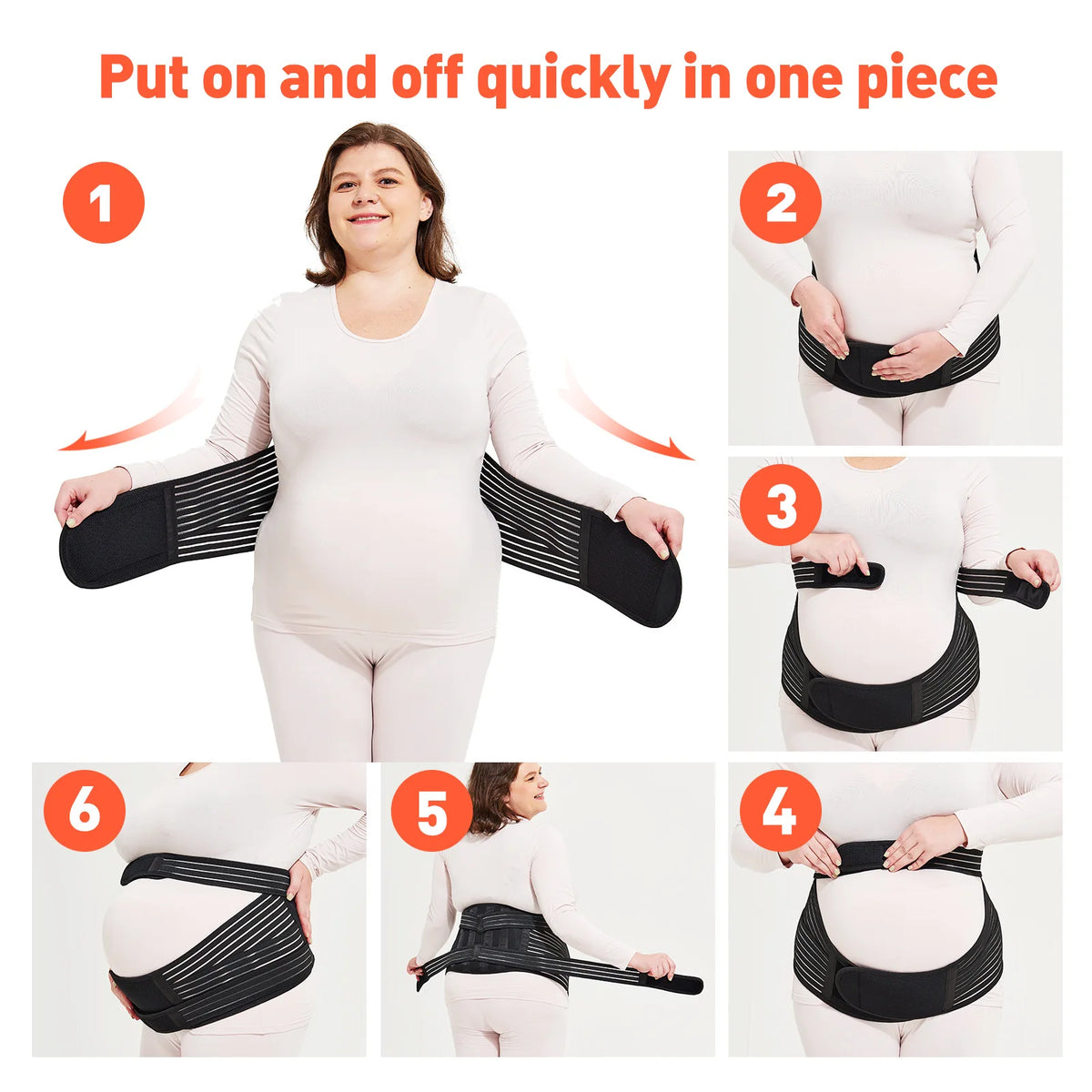 Pregnancy Belly Band | Waist & Abdominal Support Belt for Moms