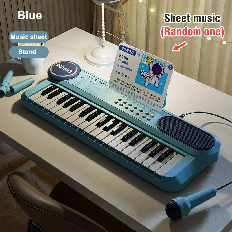 37-Key Electronic Keyboard – Fun & Portable!