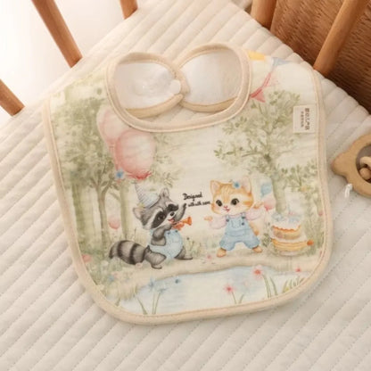 Durable Baby Bib – Soft Cotton Burp Cloth for Boys & Girls
