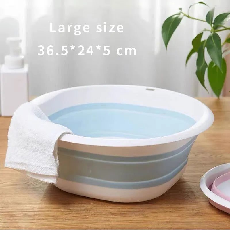 Compact Folding Basin – Portable Bath & Laundry Tub