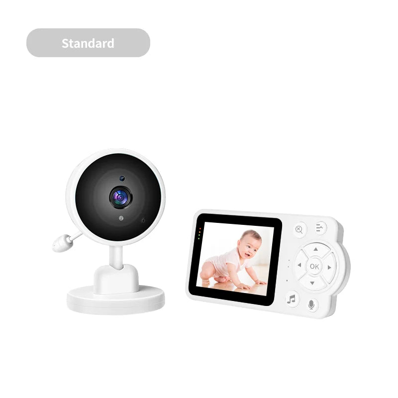 Babyphone sans fil Danmini 2,4 GHz – Vision nocturne et capteur de température