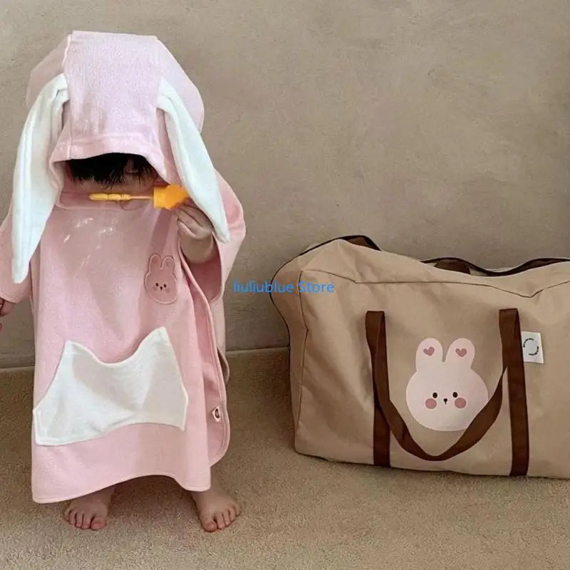 Baby Hooded Bath Towel – Soft with Bear Ears Pattern Gift (62CF)