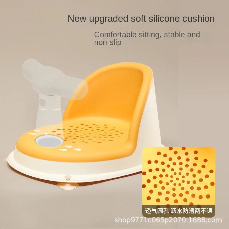 Siège de bain pour bébé – Support de douche réglable pour jeunes enfants