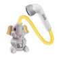 Éléphant électrique pour le bain – Jet d'eau et thermomètre amusants pour les tout-petits