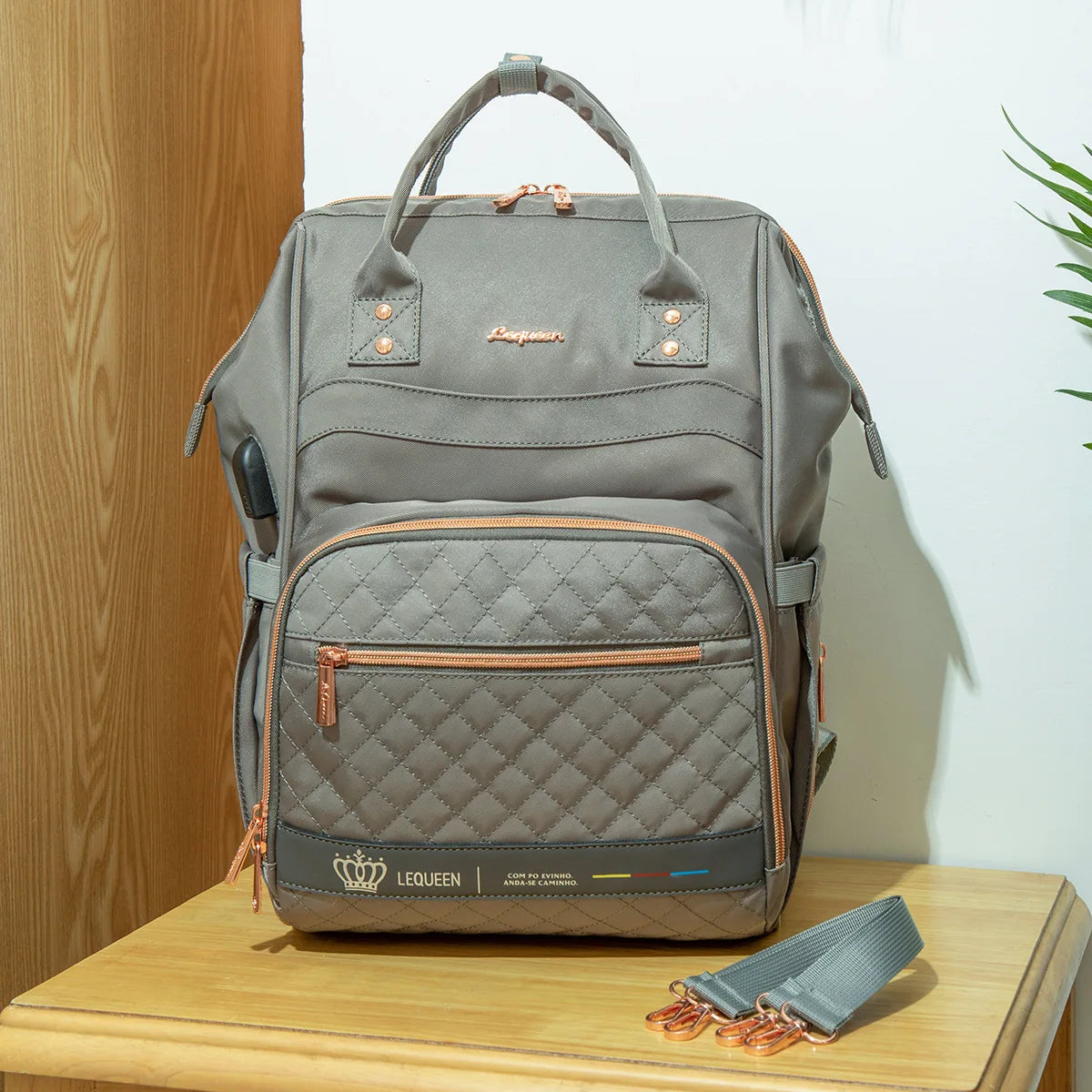 Sac à langer LEQUEEN pour poussette – Sac à dos à langer grande capacité pour les mamans