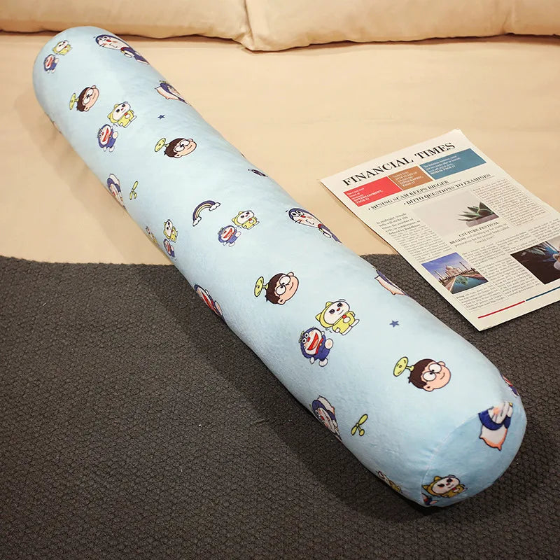 Cylindrical Plush Pillow – Multi-Use Bolster for Girls & Pregnancy Sleep Support