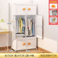 Kids Cube Wardrobe – Fabric & Plastic Closet Organ