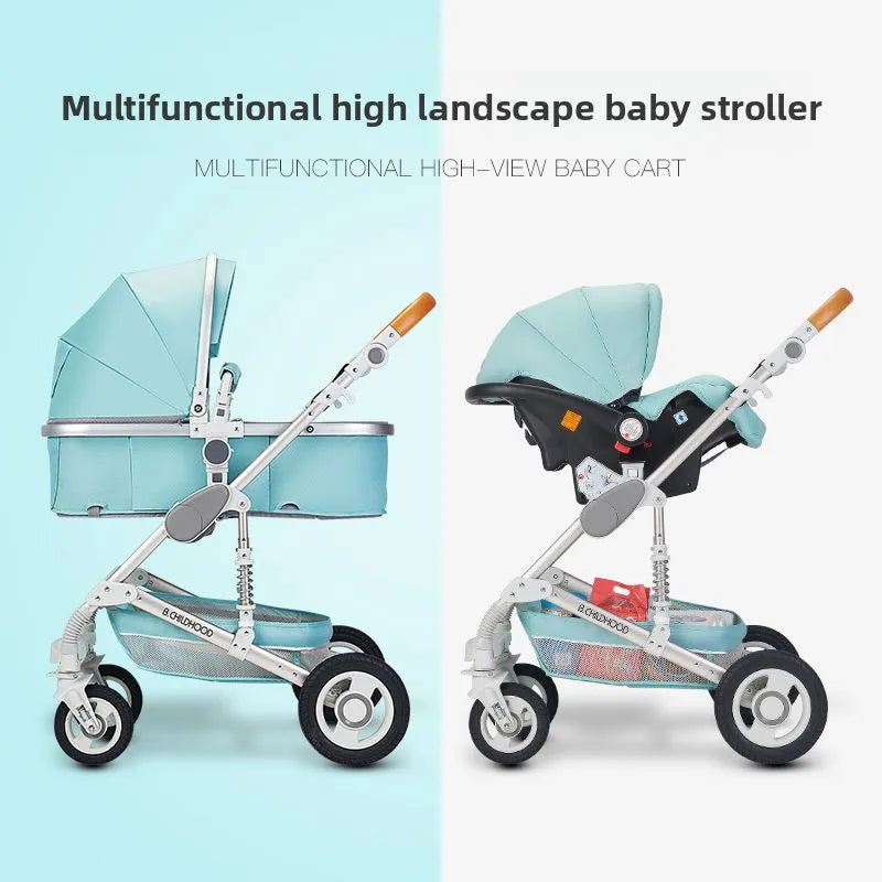Poussette pliable et légère – Promenade tout en douceur pour les bébés