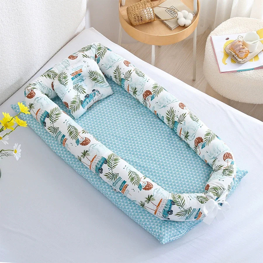 Portable Baby Nest – Folding Travel Bed for Newborns