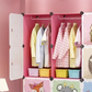 Armoire pour bébé et enfant – Rangement pour chambre de fille
