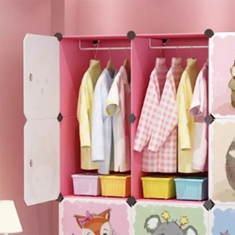 Armoire pour bébé et enfant – Rangement pour chambre de fille