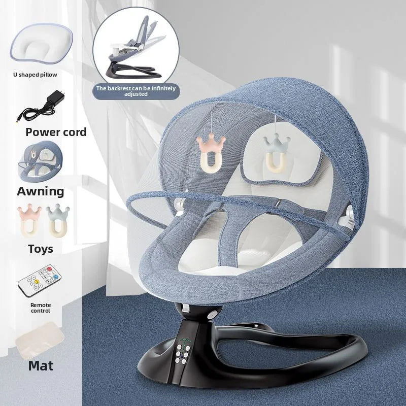 Electric Baby Swing – Soothing Cradle for Newborns
