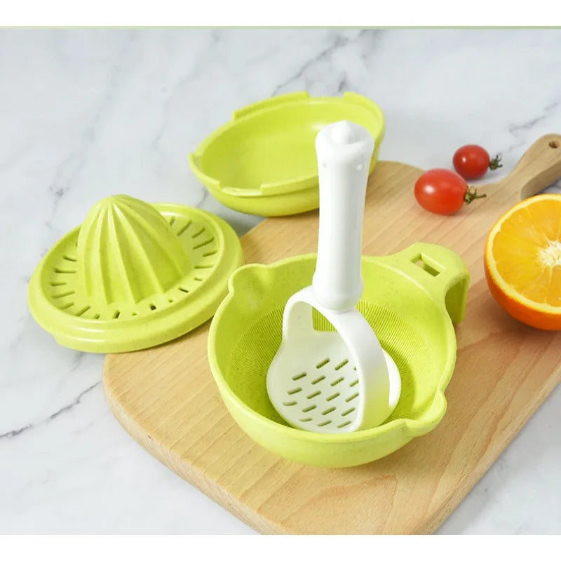 Baby Food Grinding Bowl Set – Manual Grinder & Feeding Tool