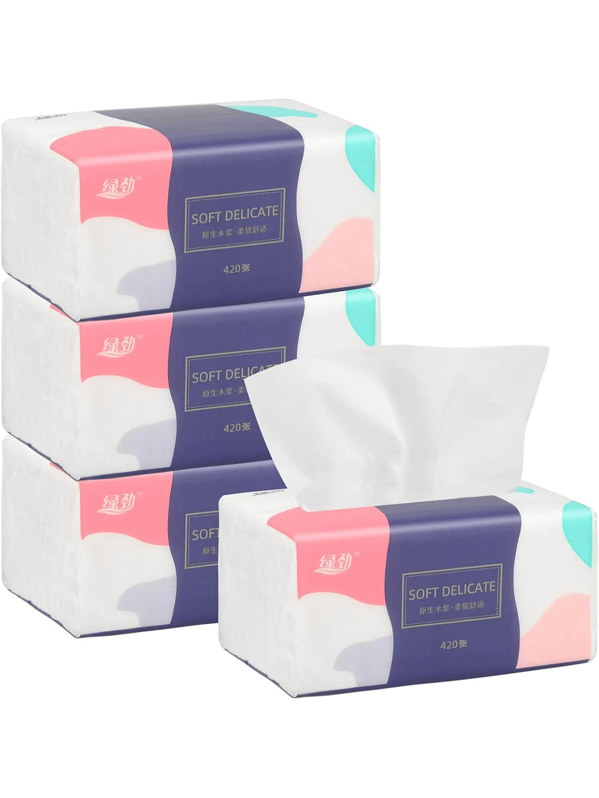 1–6pcs Thick Facial & Multi-Purpose Tissue Paper – Hand Towels & Toilet Paper