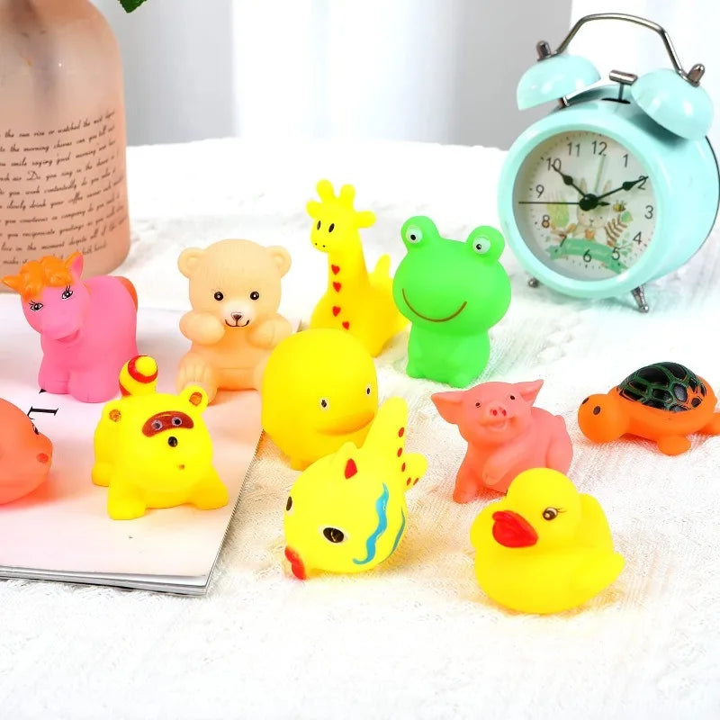 Kids Bath Play Set – Soft Rubber Swimming Toys for Toddlers