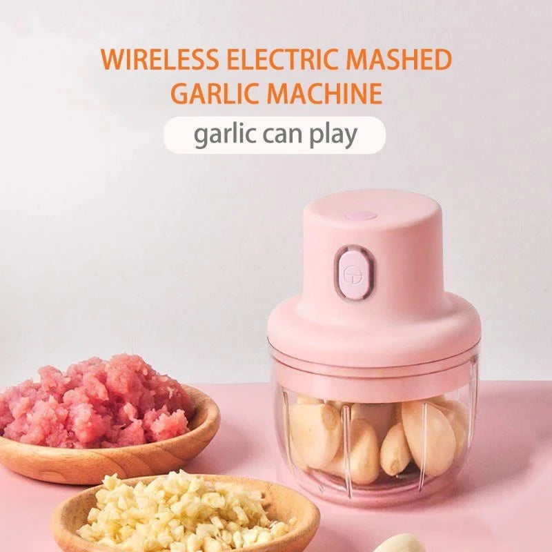 Mini Electric Garlic Chopper – Durable Meat & Veggie Grinder