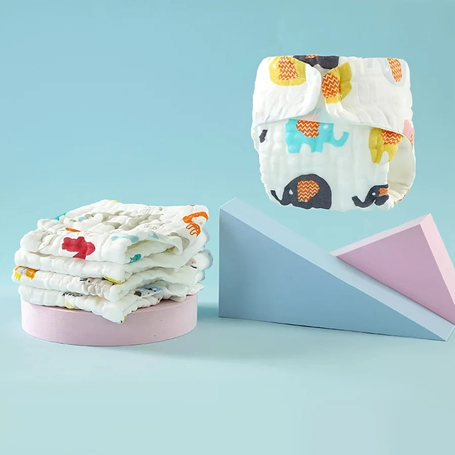 Lot de 5 couches lavables pour bébé