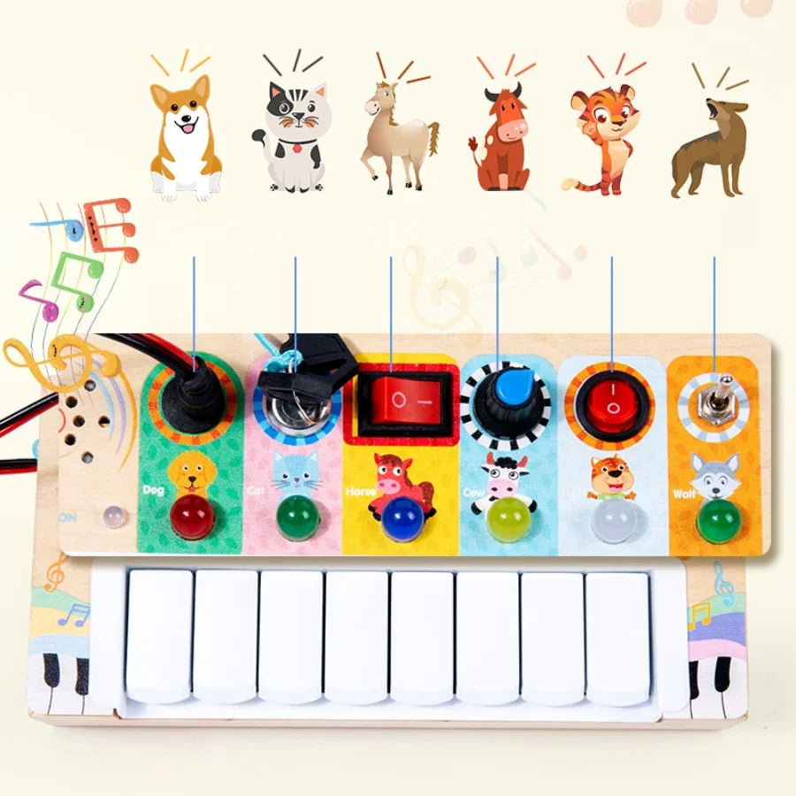 Jouet musical LED Montessori – Apprendre en jouant !