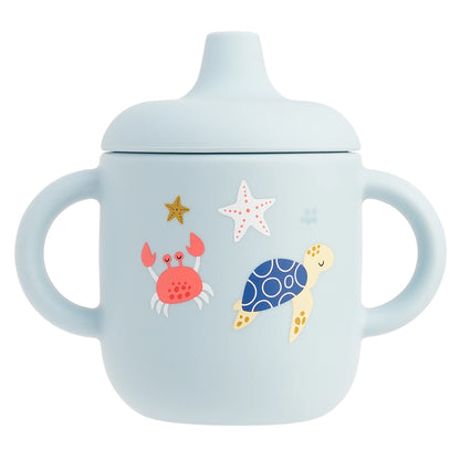 Gobelet de voyage pour bébé – Gobelet d'alimentation en silicone lavable au lave-vaisselle