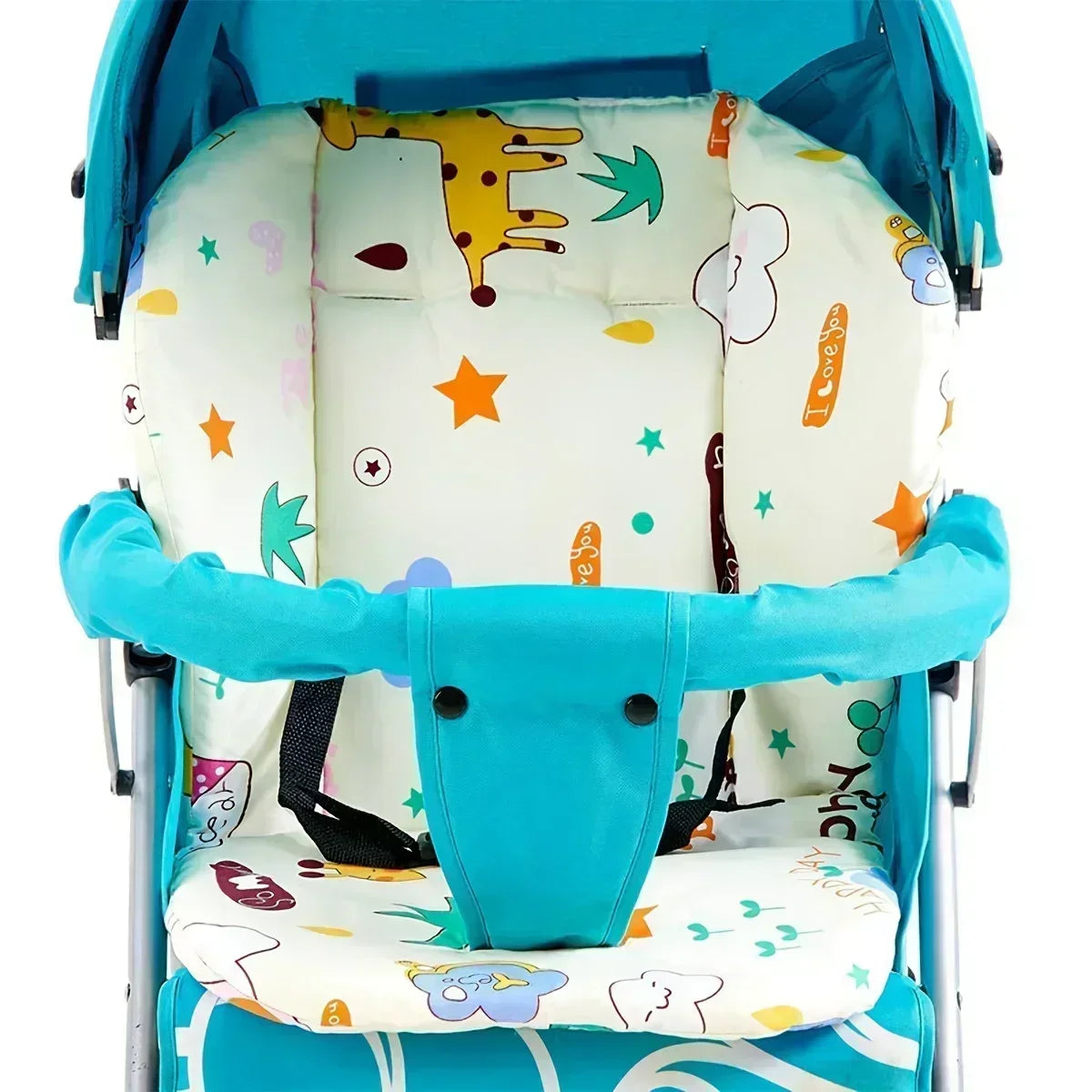 Coussin de chaise haute pour bébé – Coton épais à motif animalier