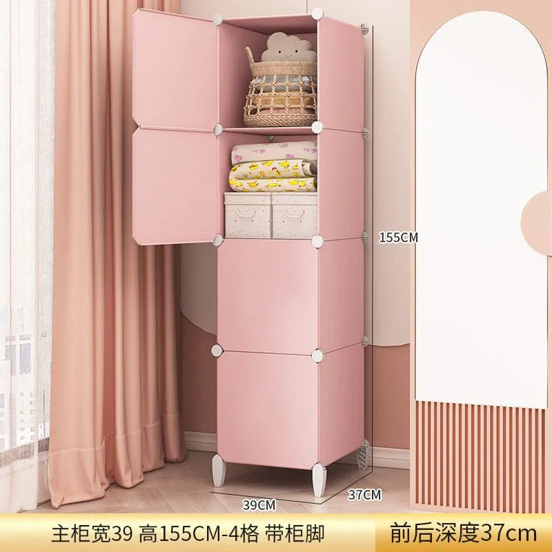 Modular Baby Wardrobe – Minimalist Nordic Fabric Storage
