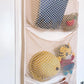 Over-Door Stuffed Animal Organizer – Hanging Mesh Bag with Large Pockets for Kids