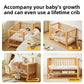 Convertible Baby Bassinet – Guardrail & Rolling Design