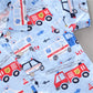 2PCS Baby Summer Set – Random Car Print Shirt & Shorts