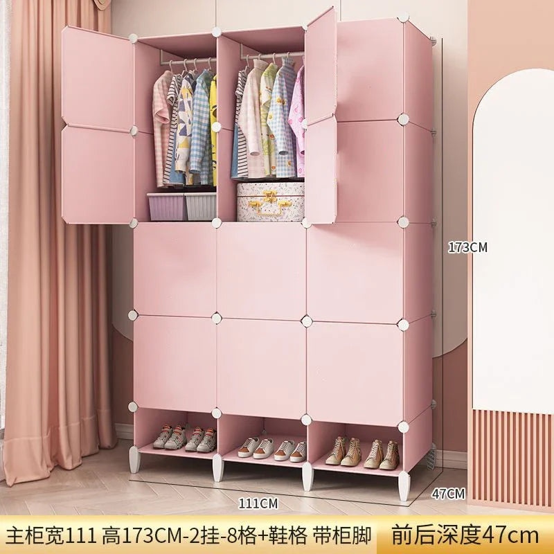 Modular Baby Wardrobe – Minimalist Nordic Fabric Storage