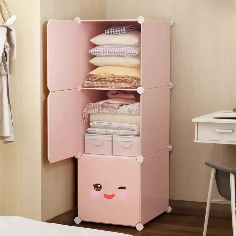 Baby & Kids Wardrobe – Modular Girl Room Organizer