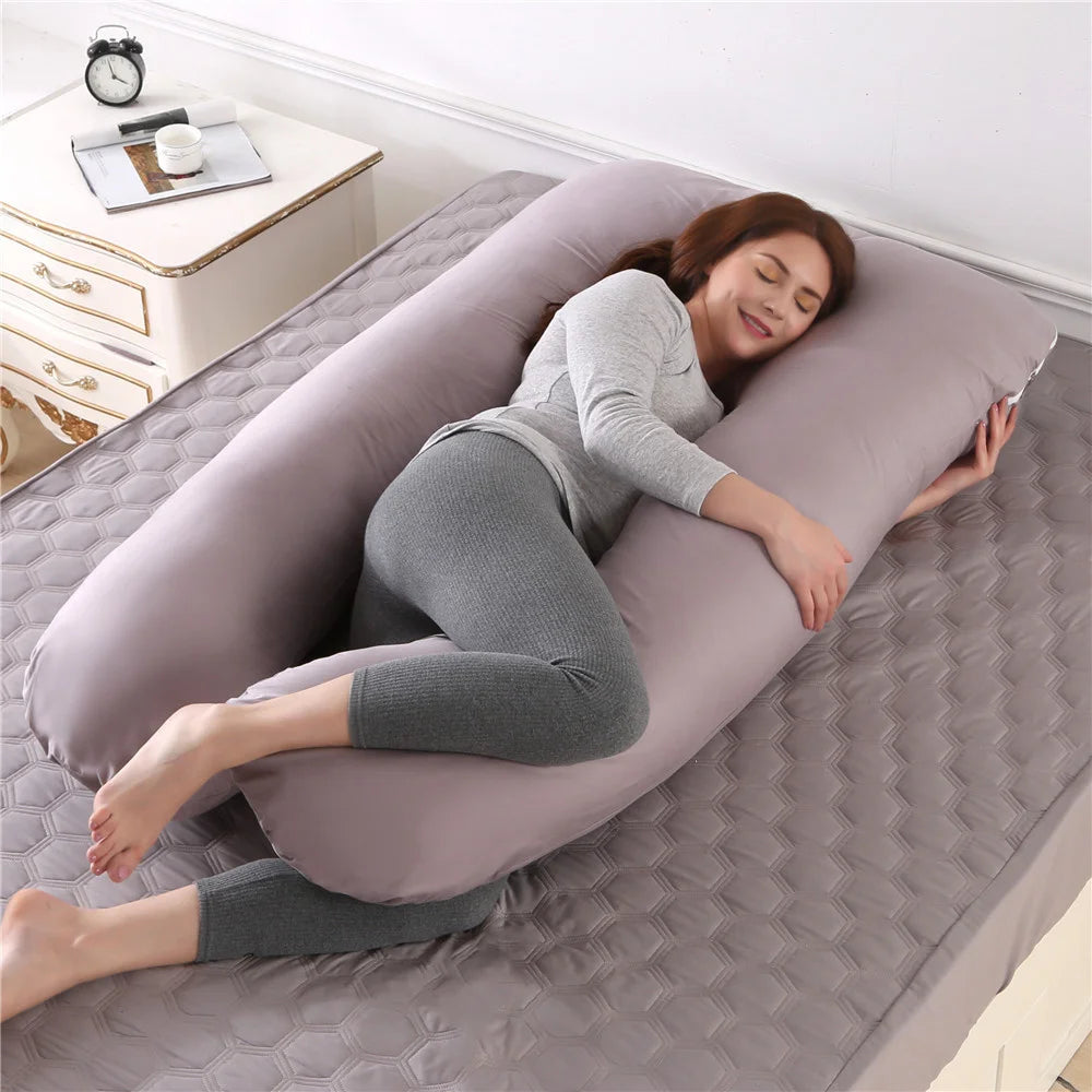 Coussin de grossesse intégral en forme de U 2022 – Allaitement et sommeil avec housse amovible