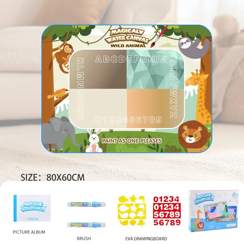 Tapis de dessin à l'eau pour petits garçons et petites filles