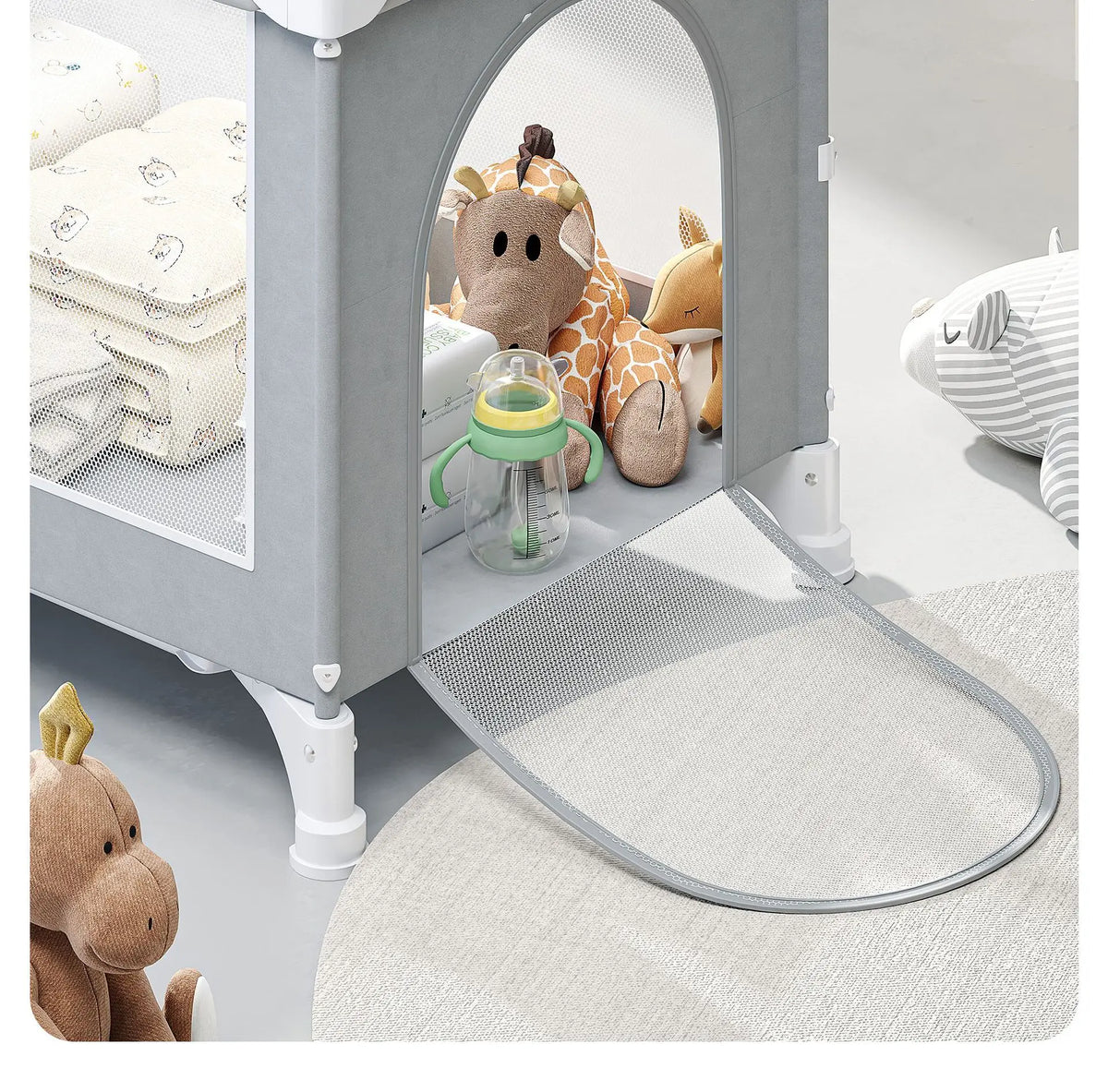 Multifunction Baby Bed – For 0–3 Years Foldable Cot