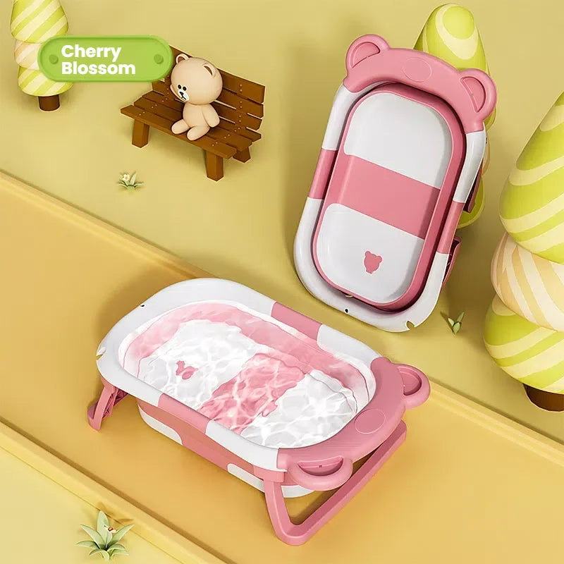 Baignoire pliable pour bébé – Baignoire domestique avec capteur de température