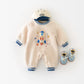 Combinaison bébé en polaire épaisse pour filles