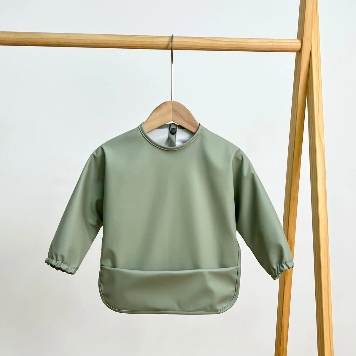 Tablier d'allaitement et d'art pour bébé à manches longues, doux et imperméable, collection 2025
