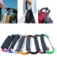 Large Aluminum Carabiner Stroller Hooks – D-Ring Organizer Clip