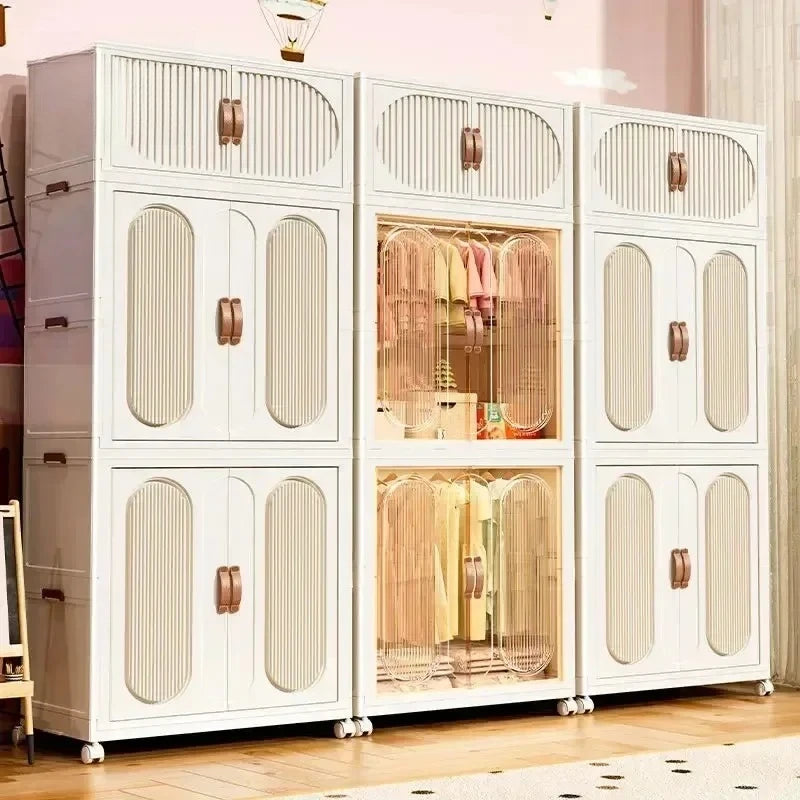 Foldable Kids Storage – Clothes & Toy Sorting Cabinet
