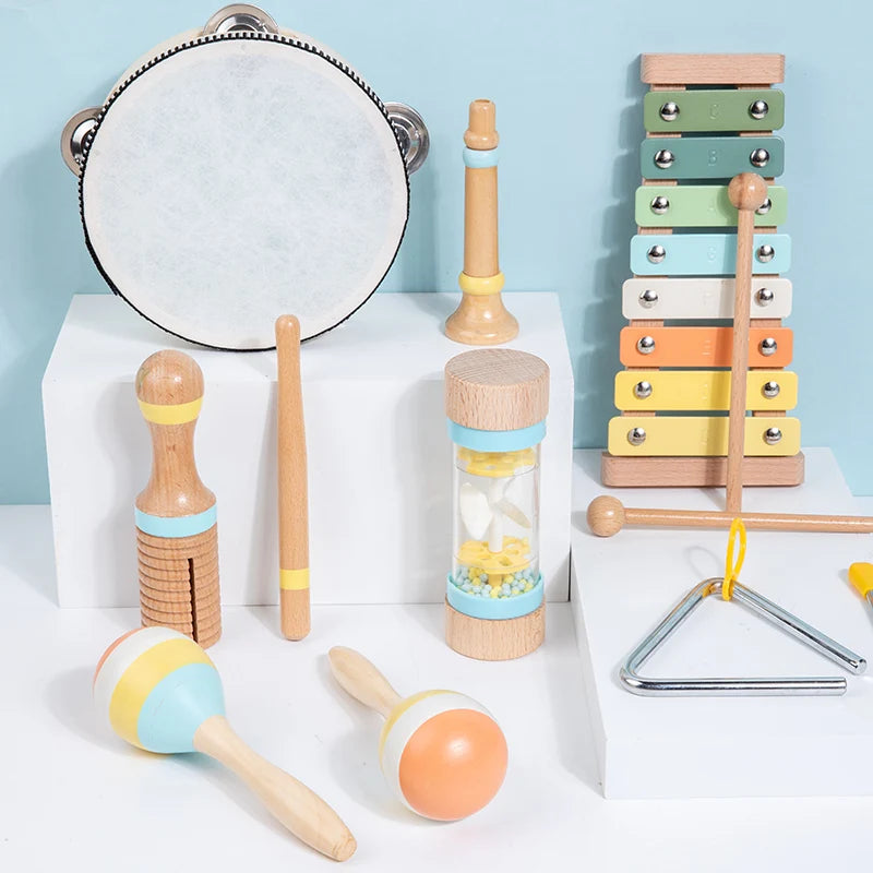 Interactive Wooden Percussion Toy – Toddler Fun!