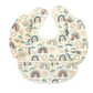 Nordic Style Baby Bib – Waterproof Short Sleeve with Pocket